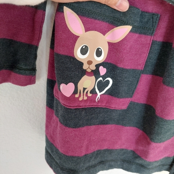 Paul Frank for Target Short Stripe Robe Size Medium - Picture 2 of 4